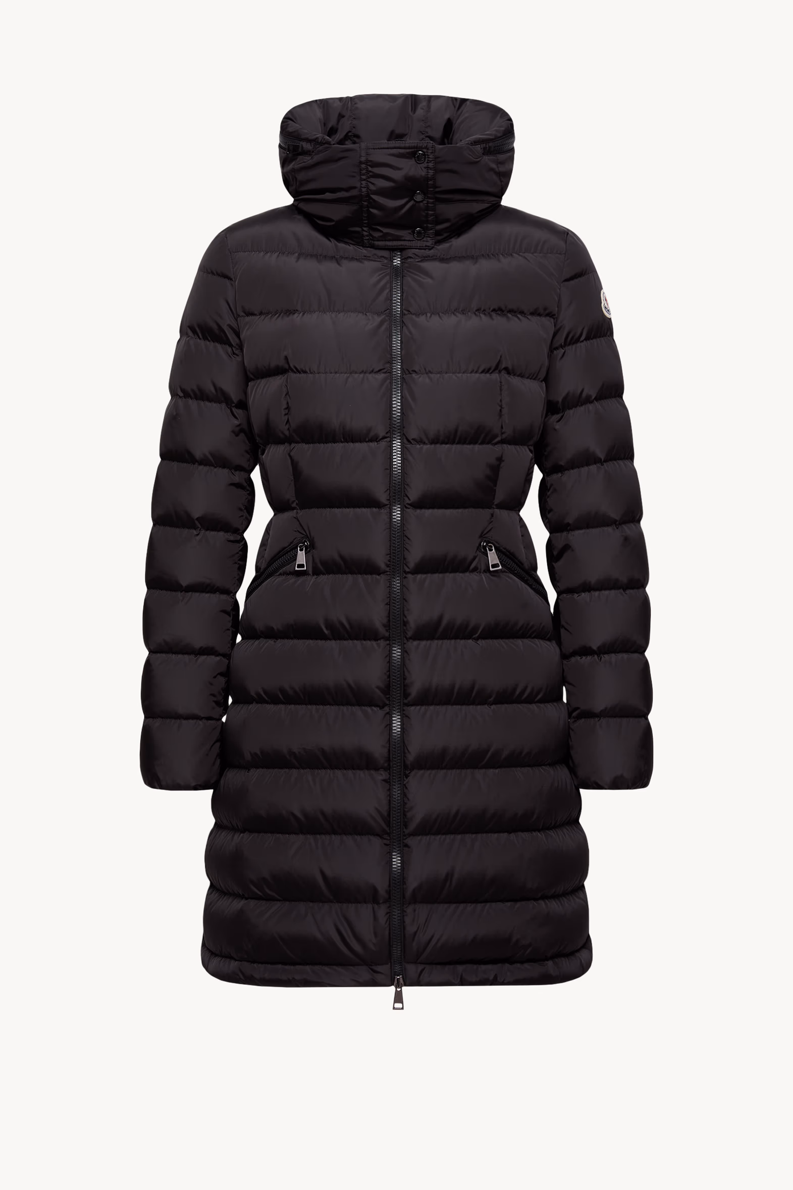 Doudoune longue à capuche Flammette Femmes Noir Moncler 2